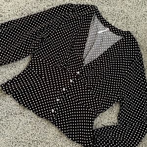 Free People Fitted Long Sleeve Blouse